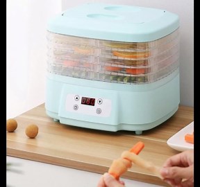 Food Freeze Dryer Machine for Home, 360° Airflow Food Dryer Machine with 6 Trays, Food Dehydrator Machine with Digital Adjustable Timer and Temperature Control