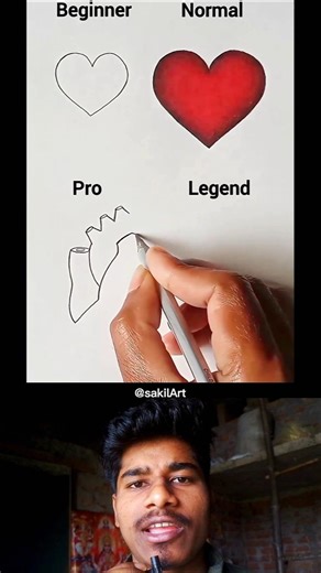 How to Draw 3D Heart