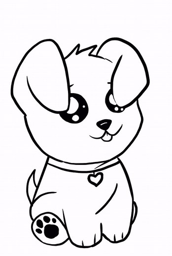 How to draw a puppy #howtodraw #puppy #drawing #puppydrawing