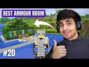 The Most Aesthetic Armour Room EVER! 😍✨ || Minecraft Survival