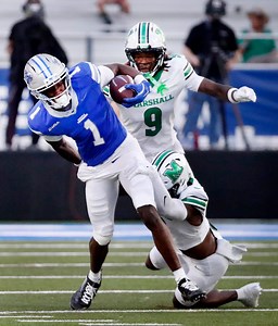MTSU football vs. Marshall highlights: Blue Raiders allow 21 unanswered points in loss
