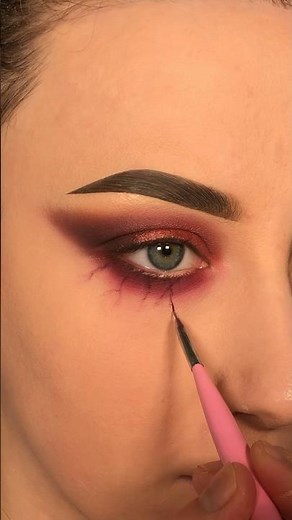 easy vampire makeup🧛🏻‍♀️