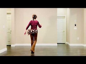 Cha Cha Sway - line dance, improver, demo & tutorial