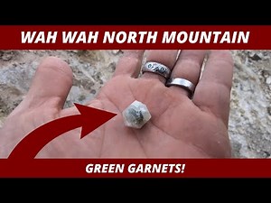 Wah Wah Mountains: Green (Grossular) Garnets - Dec 28, 2024