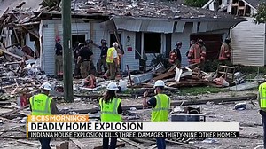 75K views · 347 reactions | A massive explosion Wednesday night in a Southern Indiana neighborhood killed at least three people and damaged 39 homes. Rescue teams say victims could still be trapped in the rubble that was strewn a hundred feet in all directions. https://cbsn.ws/3bIm55f | CBS Mornings | Facebook