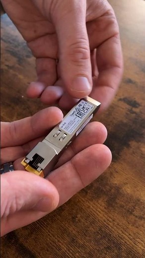 Testing 10GBase RJ45 SFP+ adapter by TP-Link