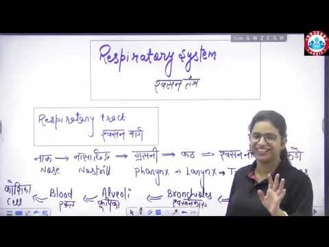Biology By Bhawna Mam || Respiratory System #2 Tech.Biology Army Foundation BatchBatch: Army भर्ती