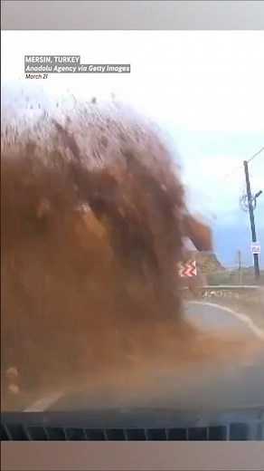 Massive Landslide Sweeps Across Turkish Highway in Seconds