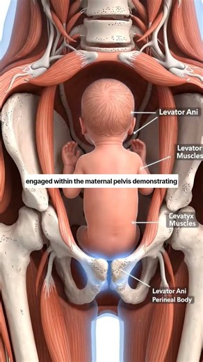 Fetal Position at 9 Months3D medical animation #femalereproductivesystem #modernfertility #pelvic
