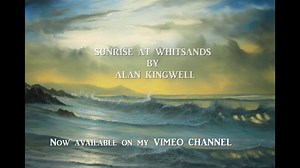 SUNRISE AT WHITSANDS Seascape Oil Painting Tutorial by Alan Kingwell
