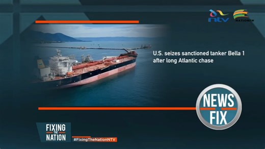 The U.S. military, including the Coast Guard, has seized the oil tanker Bella 1 in the North Atlantic under a federal court order, after tracking it for days over alleged sanctions violations, as confirmed by US officials. #NewsFixNTV | NTV Kenya