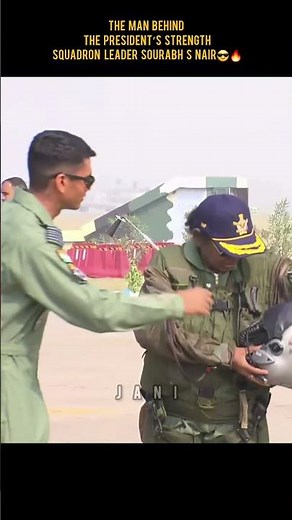 Squadron Leader Sourabh S Nair 🇮🇳✈️ #ADC #airforce #motivation #shorts