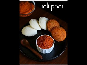 idli podi recipe | milagai podi recipe | idli milagai podi | gunpowder recipe