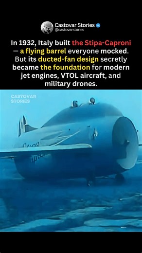 The “Flying Barrel” That Invented Jet Engines #shorts