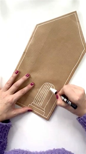 How to make a Paper Gift Bag with wrapping paper #giftwrapping #giftwrappingideas