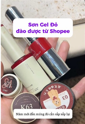 Tôi đã tìm thấy màu đỏ cực kỳ tôn da này trên Shopee!! Màu đỏ là màu hoàn hảo cho mùa lễ hội đầu năm!! Mình chia sẻ một vài màu sơn gel đỏ mà mình tự dùng và giúp da mình trông sáng hơn~ #NailArt #NailCare #NailNourishing #nailsartvideos