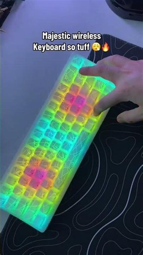 This Keyboard's RGB Is INSANE #keyboard #rgb #gamingsetup #rgb #rgbkeyboard