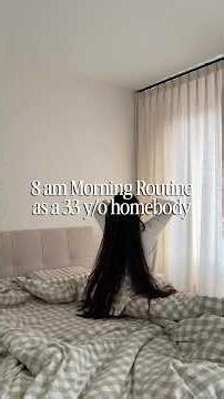 ✨8 am routine as a homebody #asmr #mymorningroutine #homelifestyle #slowliving #homebodydiaries
