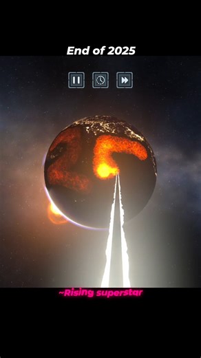 2025 Is Ending… So I Destroyed the Earth 😳🔥 (Solar Smash)#shorts