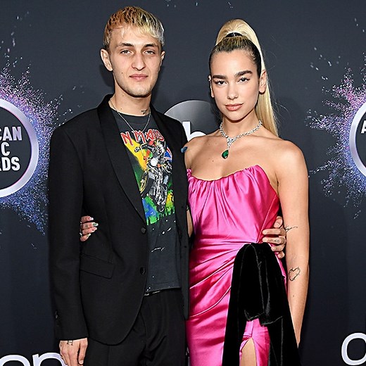 Dua Lipa and Anwar Hadid Are Couple Goals During Red Carpet Debut at 2019 American Music Awards