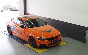 宝马轿跑DIY直通排气，征战FAST4WARD直线加速赛！