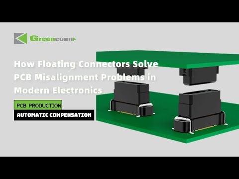 Floating Connectors Solve PCB Misalignment Problems