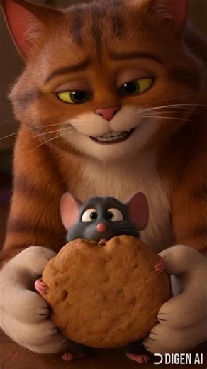 Mission Impawssible 😂🐱🐭🍪#animals #animation #cat #funny #anime #shortsviral #shortvideo