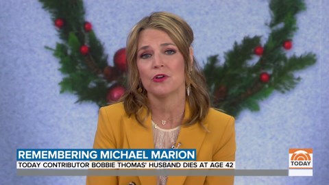 Remembering TODAY contributor Bobbie Thomas's husband, Michael Marion