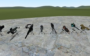 【GMOD】模组推荐：各种原版固定机枪