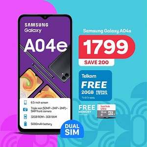 Yoh, these Free Data Deals are looking hot! Up to 20 gigs free? It’s giving us holiday vibes all over again! *Mobicel Berry Pro 799 SAVE 30, 6GB FREE DATA *Itel P38 Pro 1399 SAVE 200, 20GB FREE DATA *Samsung Galaxy A04e 1799 SAVE 200, 16GB FREE SD CARD #LifesBetterWithPEP | PEP Cell