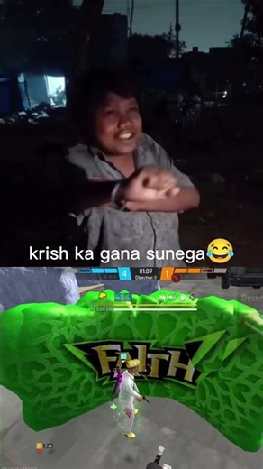 Krish ka sunega gana😂🤣 #freestyle #funny #gaming #freefiremax #music #hiphop #newmusic #rap #funny