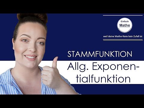Stammfunktion | allgemeine Exponentialfunktion | a^x | by einfach mathe!