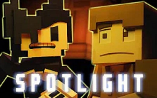 【AndyBTTF】Spotlight （聚光灯）| BATIM我的世界音乐动画 [歌曲by CG5, ft. CK9C]（双语字幕）