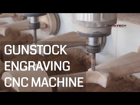 3D Gunstock Engraving CNC Router Machine Equipment 4 Axis