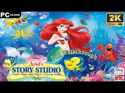 Disney's Story Studio: The Little Mermaid (1997) (PC) Full Walkthrough - 2K60fps