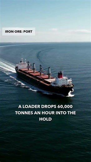 Iron Ore Port: How a Bulk Terminal Ships Millions of Tonnes #Shorts