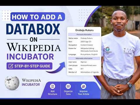 How to add a databox on Wikipedia Incubator