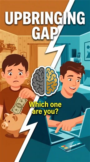 Poor Kid vs. Rich Kid: The Money Mindset Difference in 45 Seconds|#finance #money #corporate #short