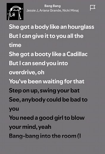 Bang Bang: Jessie J, Ariana Grande & Nicki Minaj Lyrics