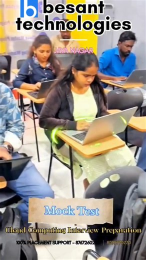 Besant Technologies on Instagram: "Interview Preparations 🔥 | Best Cloud Computing Training Institute in Bangalore with Placement - Enroll Now ! Besant Technologies delivers one of the best Cloud Computing coursesin Bangalore, focused on real-world infrastructure and deployment skills. As a trusted cloud computing training institute in Bangalore, we train students on core cloud concepts, platforms, and hands-on labs. Our course includes practical cloud projects, expert-led sessions, real-time s
