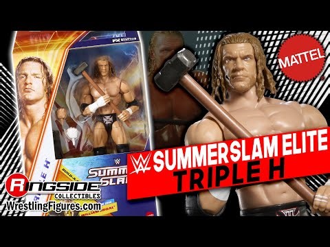 WWE Figure Insider: Triple H - Mattel WWE Summerslam 2025 Elite Wrestling Figure! CEREBRAL ASSASSIN