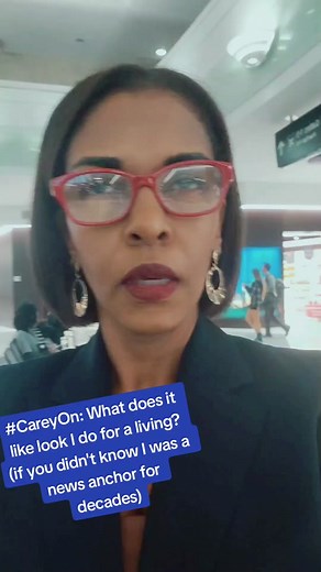 What would you think I do for a living? (obviously if you didn't know I'd been a news anchor for decades) #CareyOn #career #careertransition #creator #host #moderator #journalist #mom