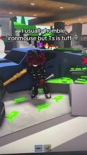 This ironmouse phonk is tuff 🗿🔥#ironmouse #phonk #roblox #gangster #gang @ironmouse