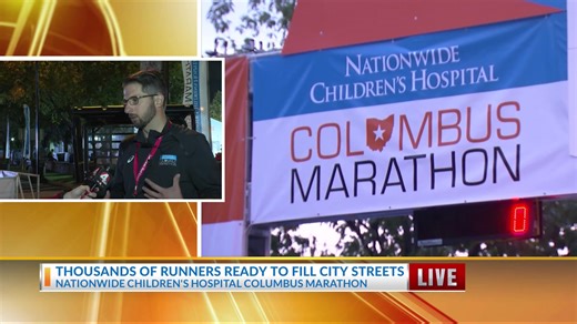 Columbus marathon runners prepare for rainy conditions