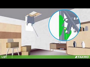 FAKRO LST attic ladder installation