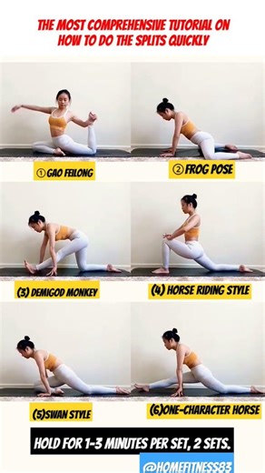 Learn to do the splits at home with zero experience in just one week#exercise#burnfat#fitness#shorts