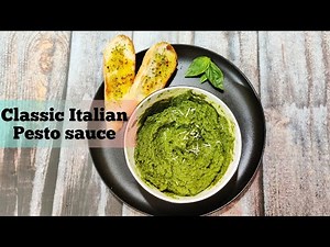 Basil pesto sauce recipe | Classic Italian pesto sauce | Traditional basil pesto | healthy recipes