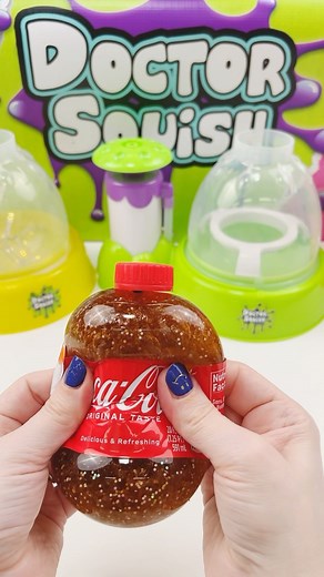 Coca-Cola inspired squishy ASMR #squishy #doctorsquish #squishymaker #asmr | Doctor Squish