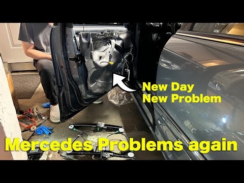 Fixing Mercedes c230 again | Power windows won't go up or down