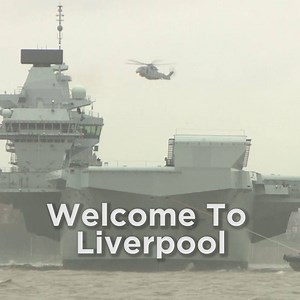 58K views · 1.2K reactions | Here is the moment HMS Prince of Wales arrived into Liverpool today⚓. The Queen Elizabeth-class aircraft carrier is spending a week in the city, where it will open to the public for the first time. Read the full story herehttps://www.forces.net/news/navy/hms-prince-wales-aircraft-carrier-arrives-liverpool | Forces News | Facebook